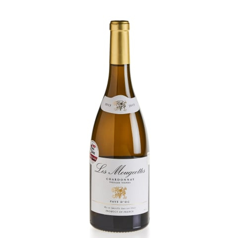 Kaitstud geograafilise tähisega vein Les Mougeottes Chardonnay 0,75l