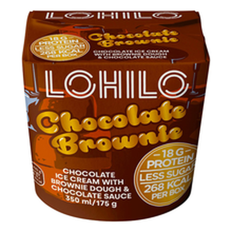 Lohilo Chocolate brownie šokolaadijäätis 350ml