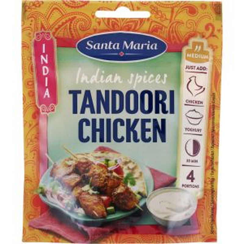 Tandoori maitseainesegu, SANTA MARIA, 35 g