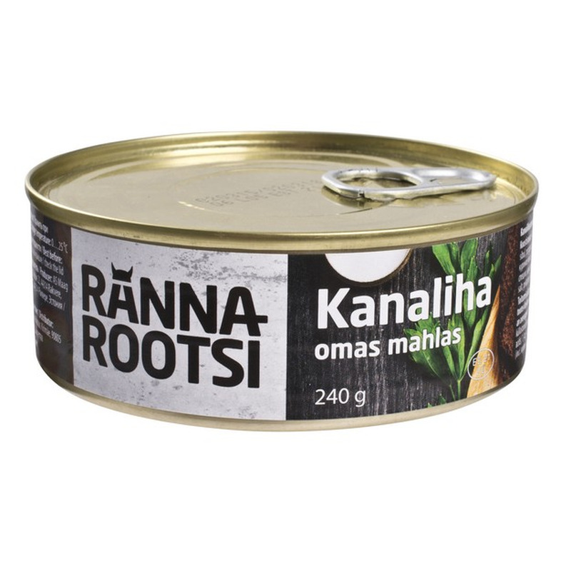 Kanaliha konserv, RANNAROOTSI, 240 g