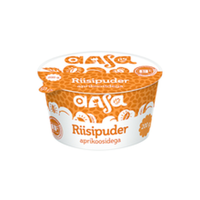 Aprikoosidega riisipuder, 200 g