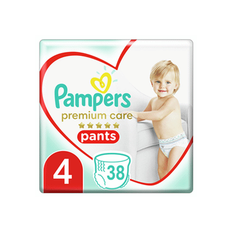 Püksmähk.PAMPERS Prem.Care s4,38tk 9-15