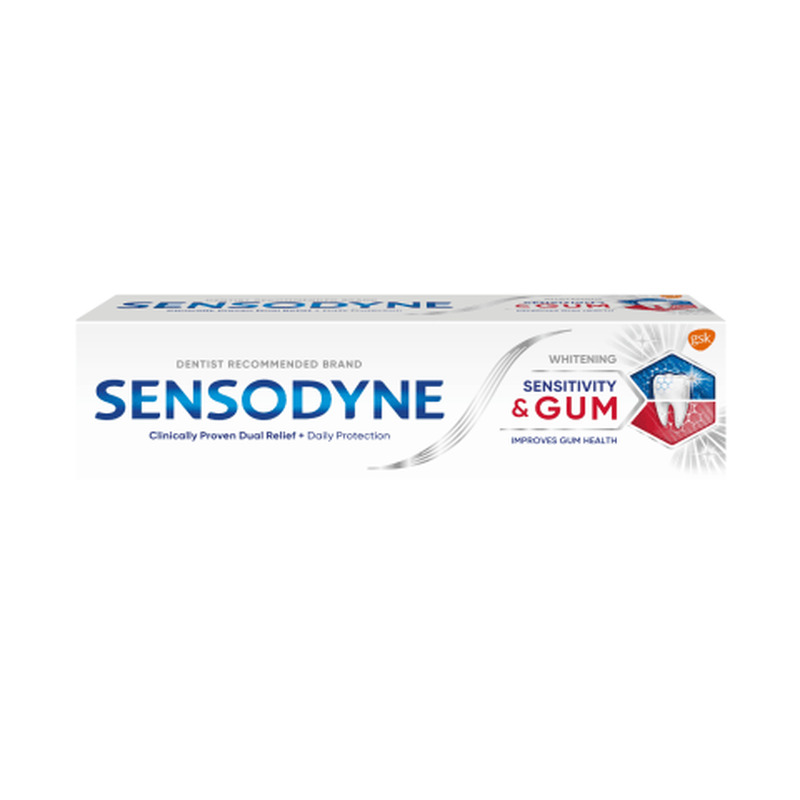 Hambapasta Sensodyne Sensitivity & Gum Whit 75ml