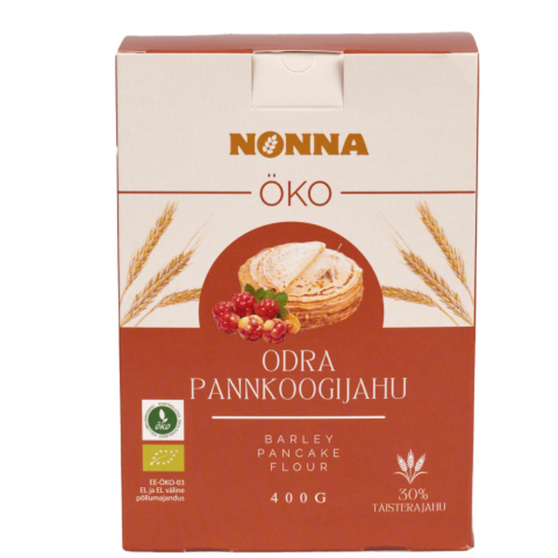 Öko odrapannkoogijahu Nonna 400g