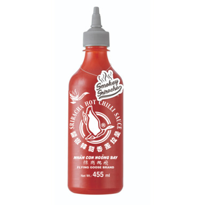 FLYING GOOSE Sriracha tšillikaste suitsumaitseline 460g