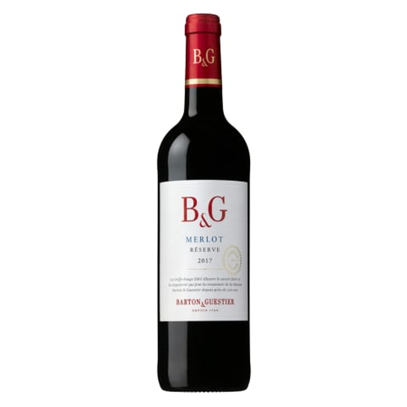 Kaitstud geograafilise tähisega vein B&G Merlot Reserve 0,75l