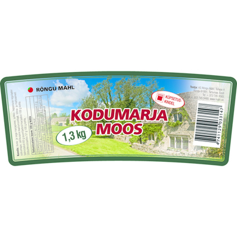 RÕNGU Kodumarjamoos 1,3kg (küpsetuskindel)