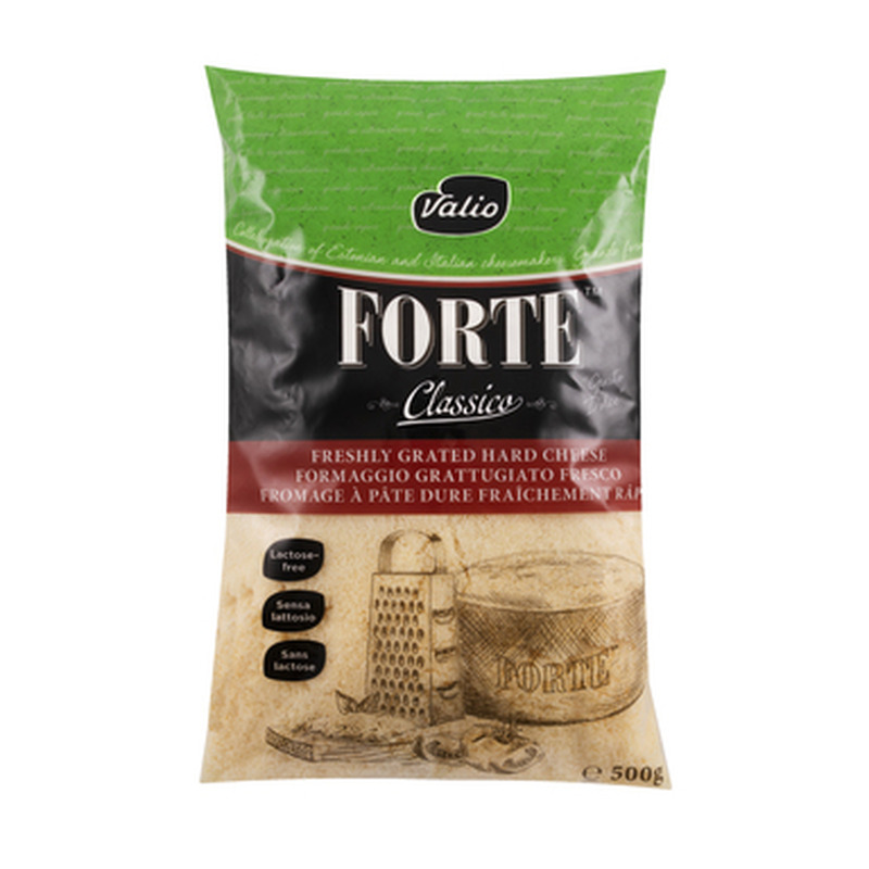 VALIO Forte Classico riivjuust 500g (laktoosivaba)