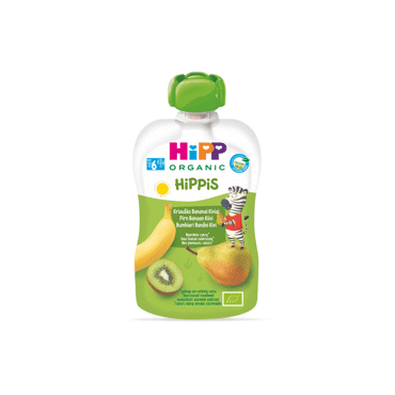 Banaanpüree kiivi-pirni HIPP BIO 100g 6k