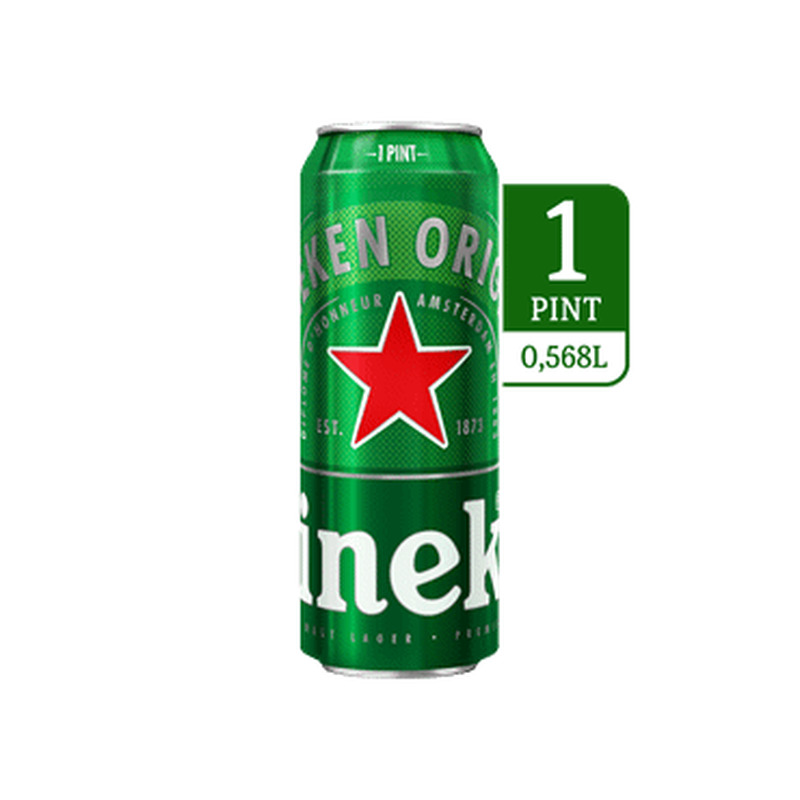 Hele õlu HEINEKEN 5% 0,568L prk