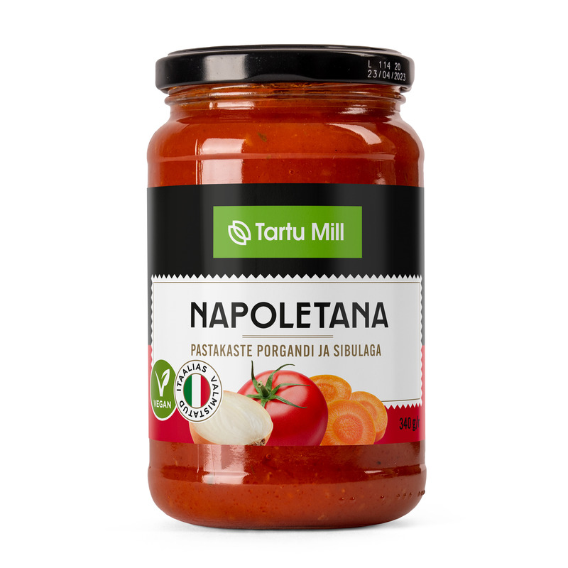 Pastakaste Napoletana porgandi ja sibulaga, TARTU MILL, 340 g