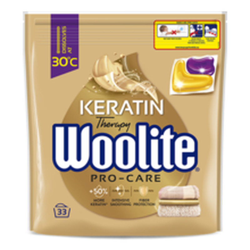 WOOLITE geelkapslid PRO-CARE 33TK