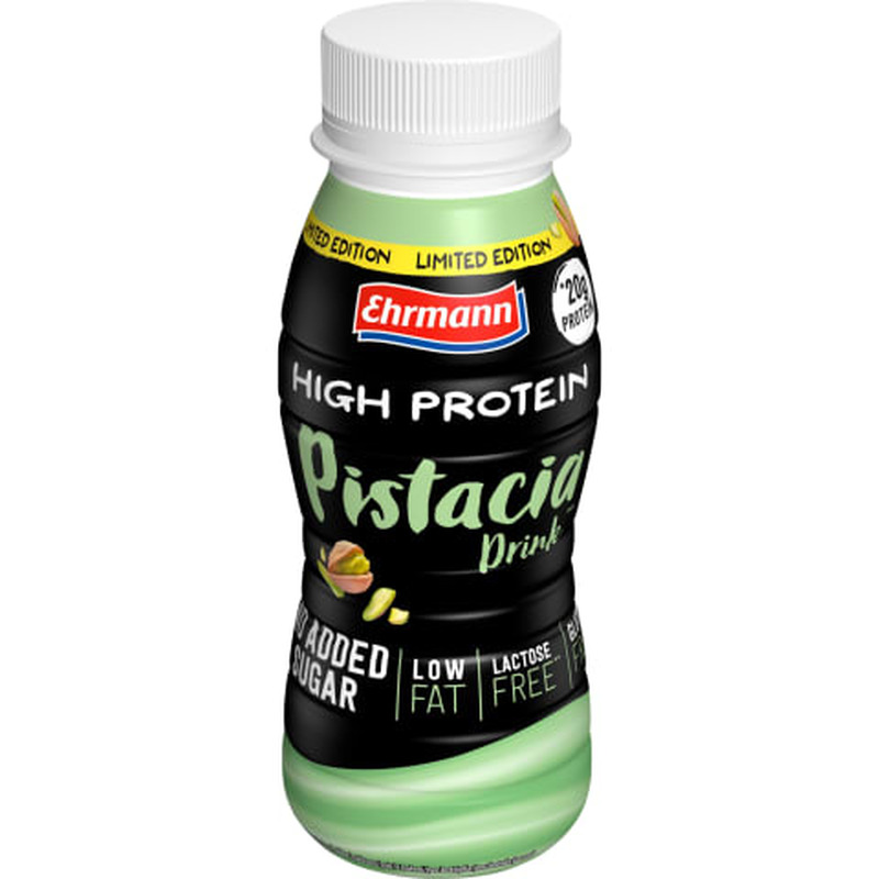 Piimajook proteiini pistaatsia magusainega Ehrmann UHT 250ml