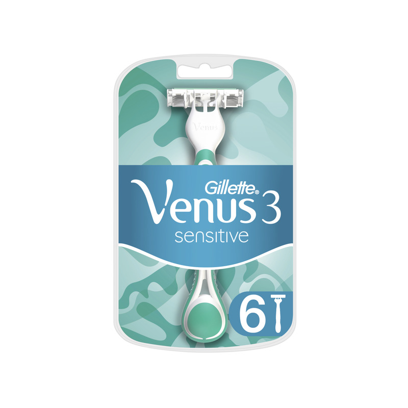 Raseerija Venus Sensitive, GILLETTE, 6tk