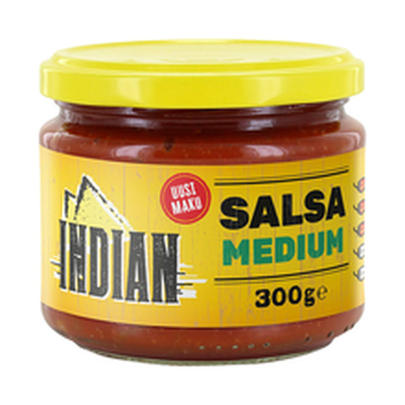 Indian keskmiselt terav salsa dipp 300 g