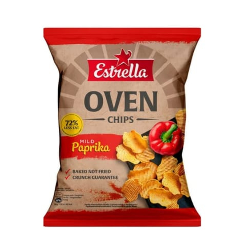 Kartulikrõpsud paprikamaitselised Oven Chips, ESTRELLA, 125 g