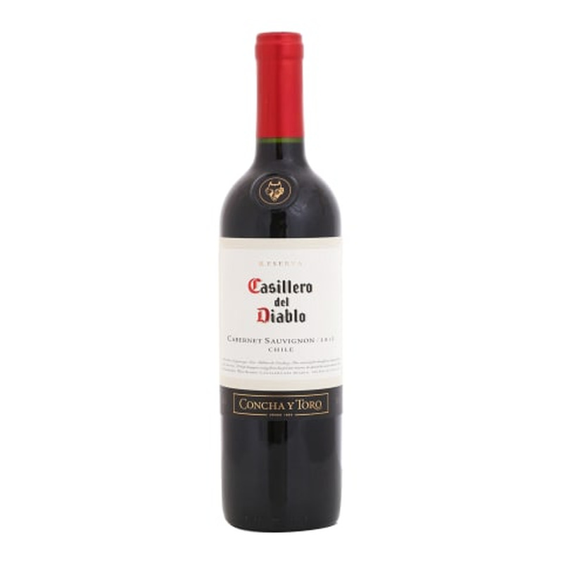 Geograafilise tähisega vein Casillero Cabernet Sauvignon 0,75l