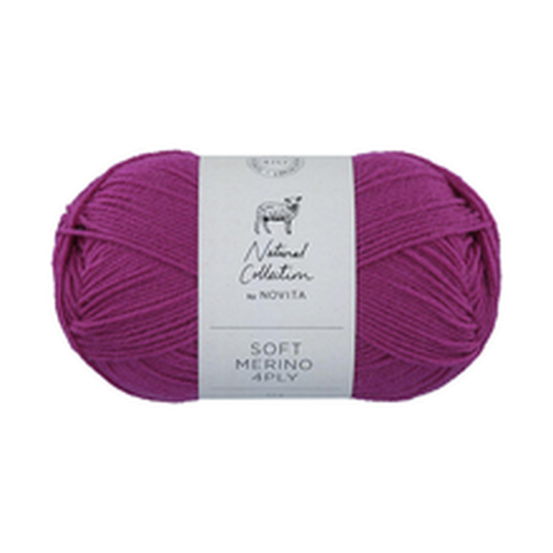 Lõng Soft Merino 4PLY 50g Nelk