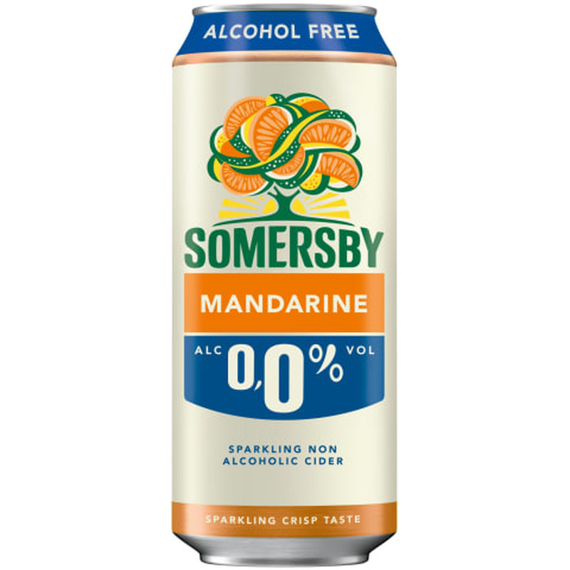 Alkoholivaba siider Somersby Mandarine 0,5l purk