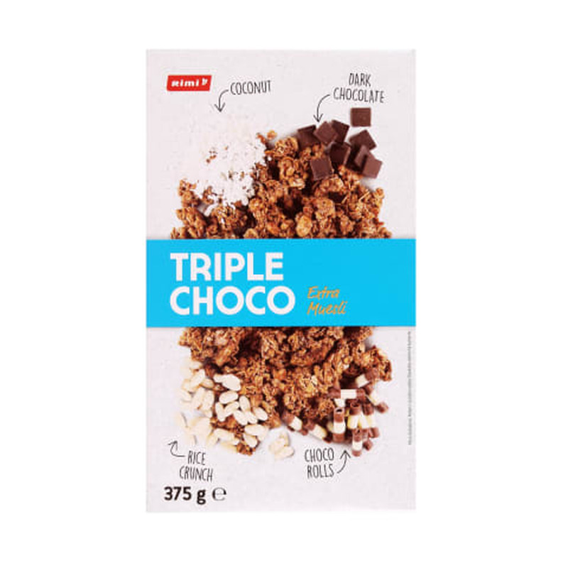 Müsli Extra Triple Choco Rimi 375g