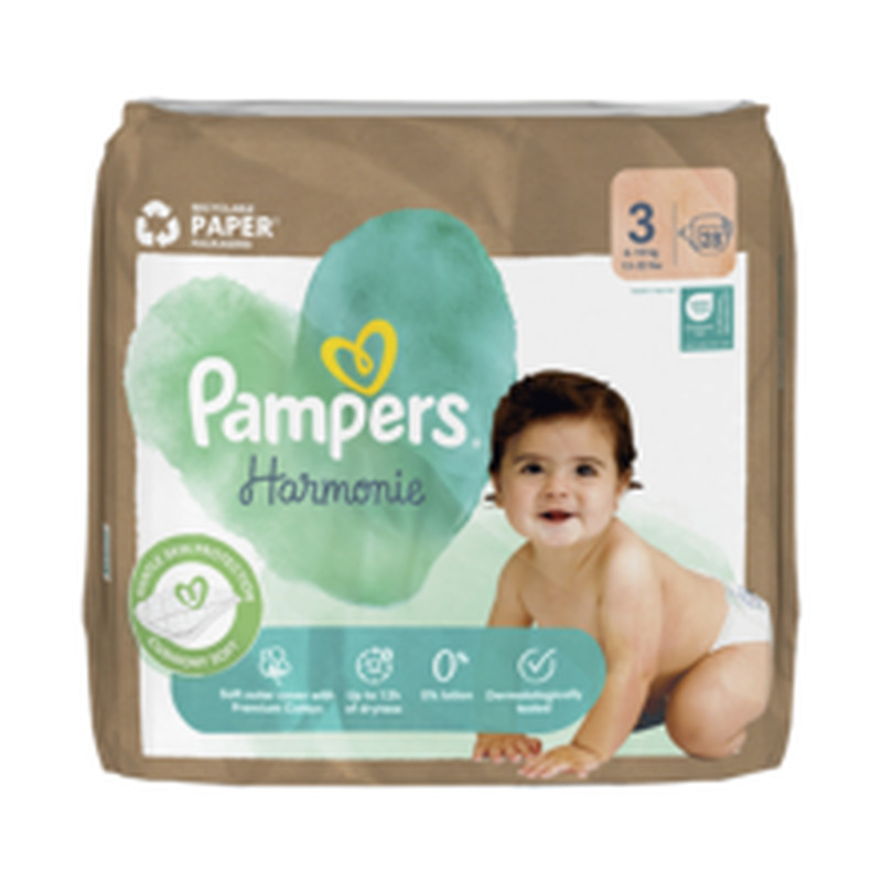 Pampers Harmonie teipmähkmed S3 39tk