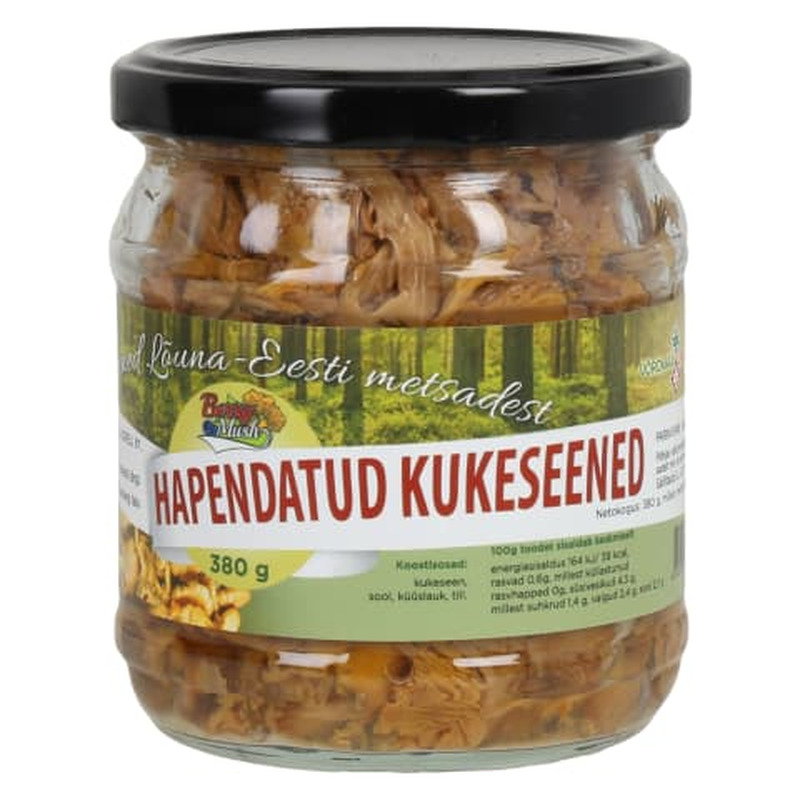 Hapendatud kukeseened 380g