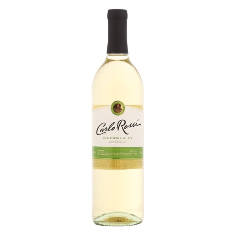 Geograafilise tähisega vein Carlo Rossi California White 0,75l