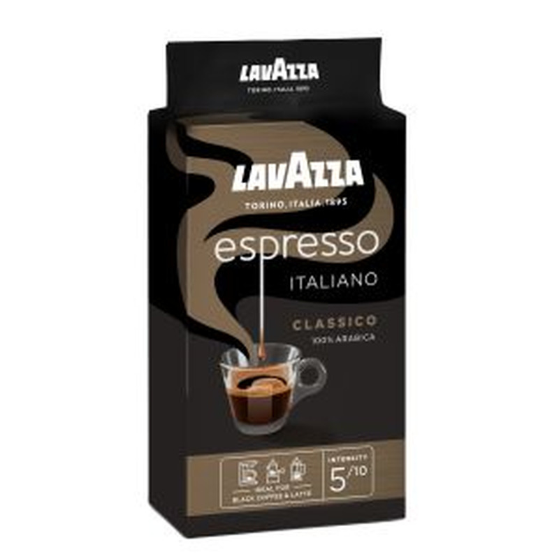 Jahvatatud kohv Espresso Italiano Classico, LAVAZZA, 250 g