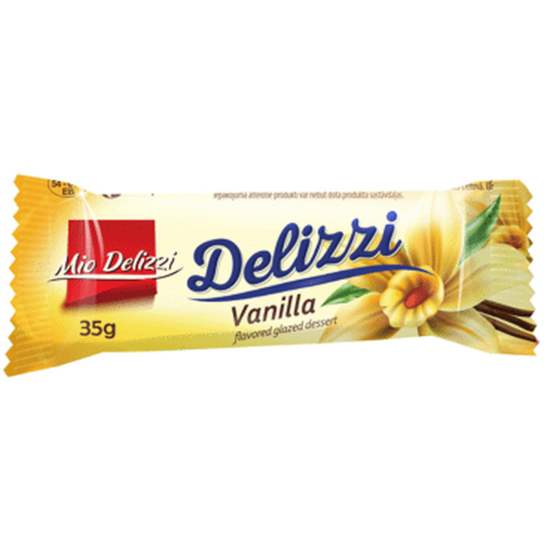 Glas.dessert MIO DELIZZI vanilje, 35g