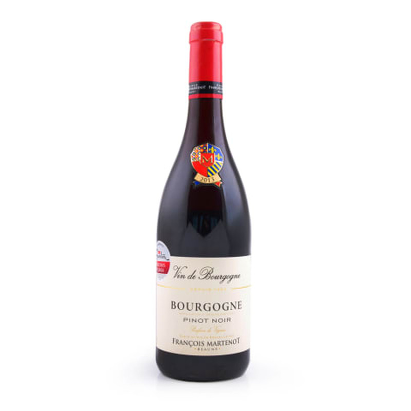 Kaitstud päritolu nimetusega Vein Bourgogne Pinot Noir Francois Martenot 0,75l