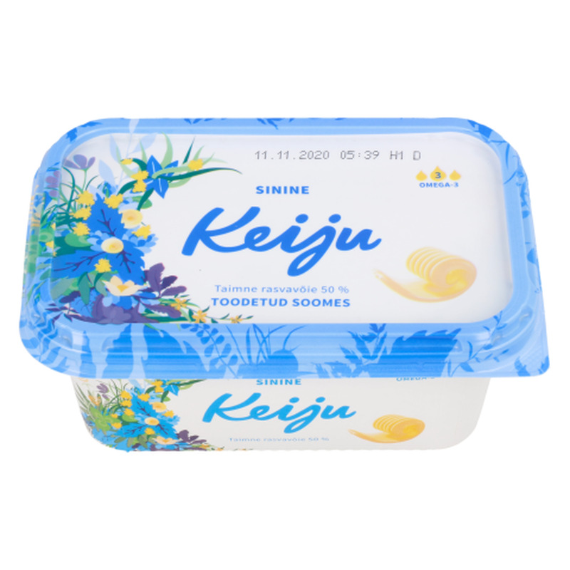 Margariin sinine light Keiju 50% 400g