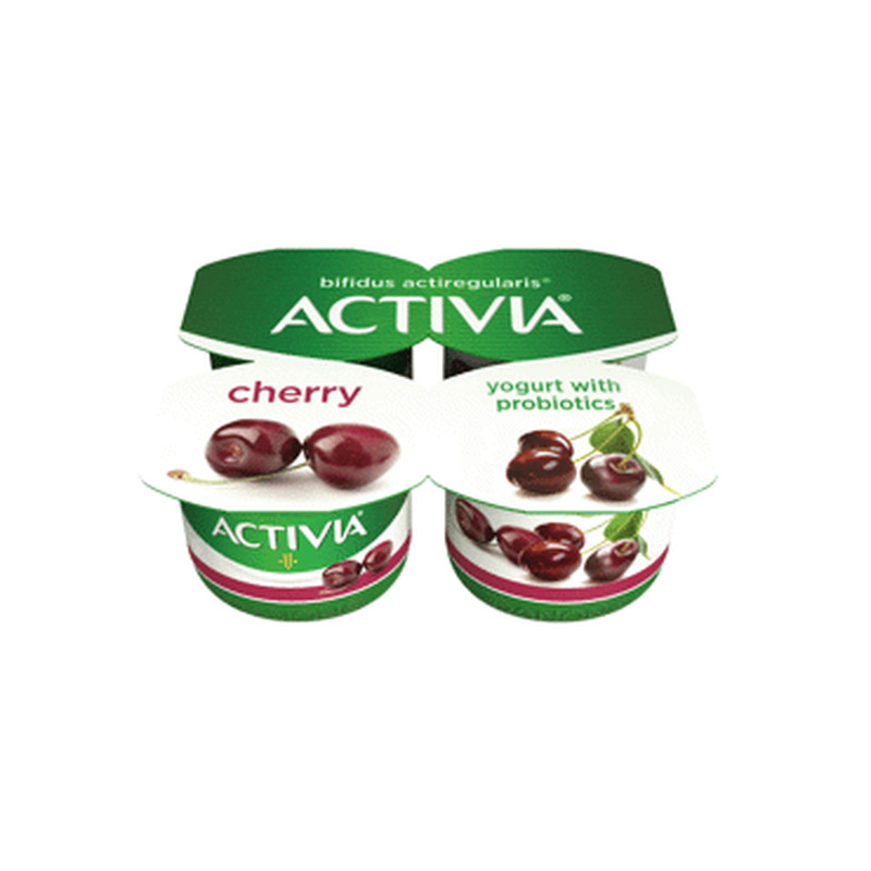 Jogurt ACTIVIA kirssidega, 4x120g