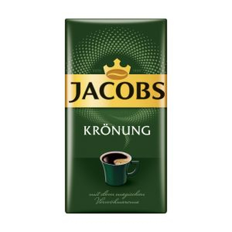 Jahvatatud kohv Krönung, JACOBS, 500 g