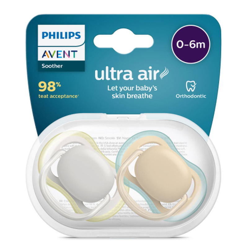 Lutt Philips Avent Ultra Air Neutral 0-6k 2 tk.