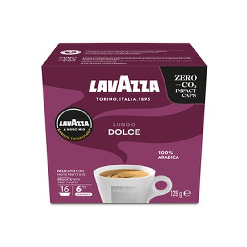 Kohvikapslid A Modo Mio Lungo Dolce, LAVAZZA, 16tk