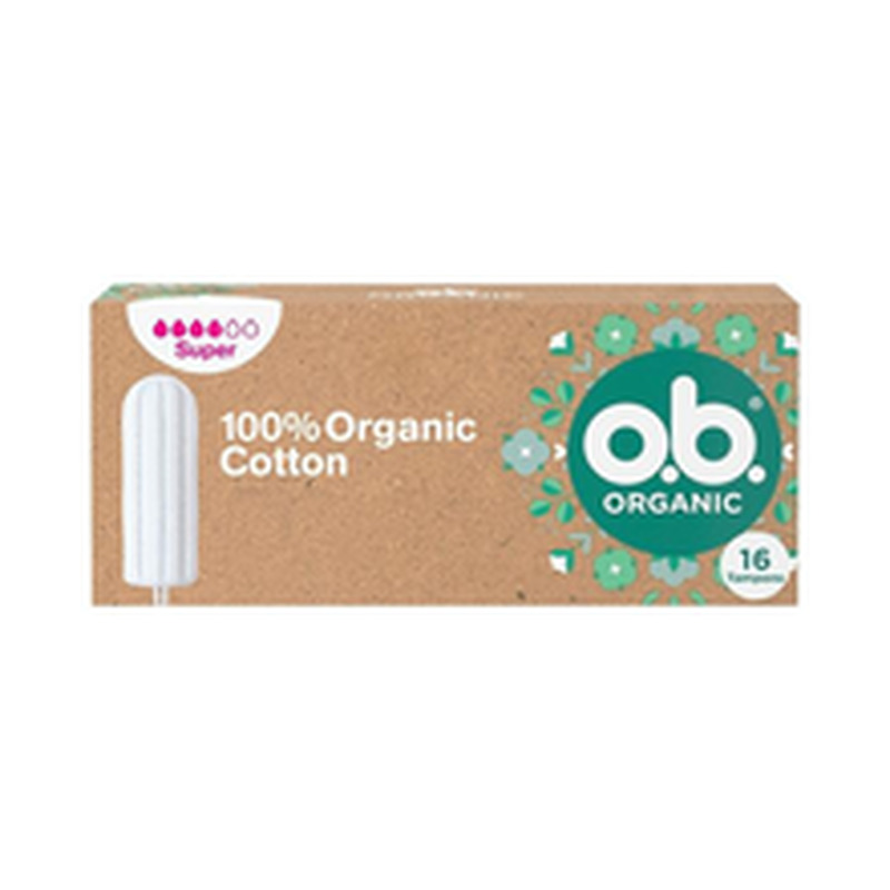 O.B. organic super tampoon 16 tk