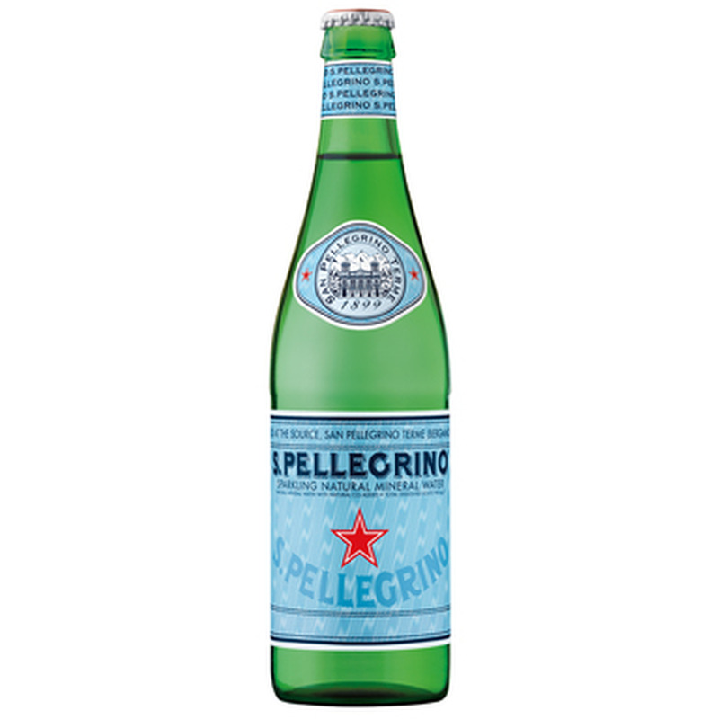 SANPELLEGRINO Vesi 50cl (gaseeritud, klaas)