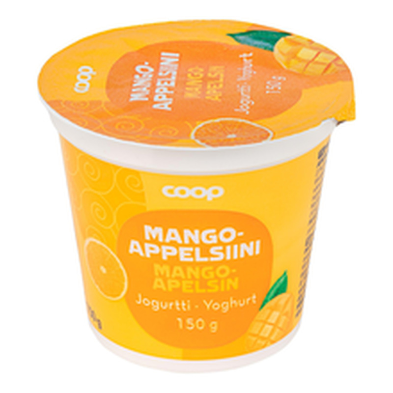 Coop mango-apelsinijogurt 150g