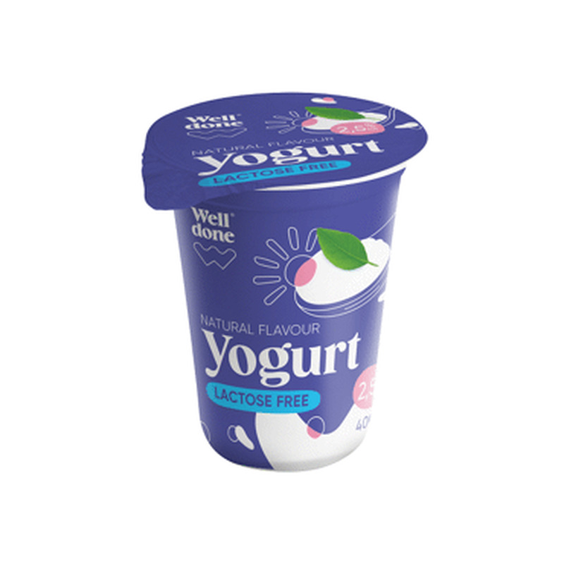 Jogurt WELL DONE maits.-ta lakt.v., 400g