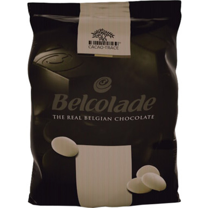 BELCOLADE Valge šokolaadi kuvertüür (31% kakaosisald.) 1kg