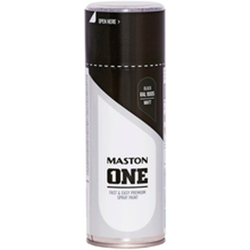 Akrüülvärv One Spray 400ml RAL 9005 matt must