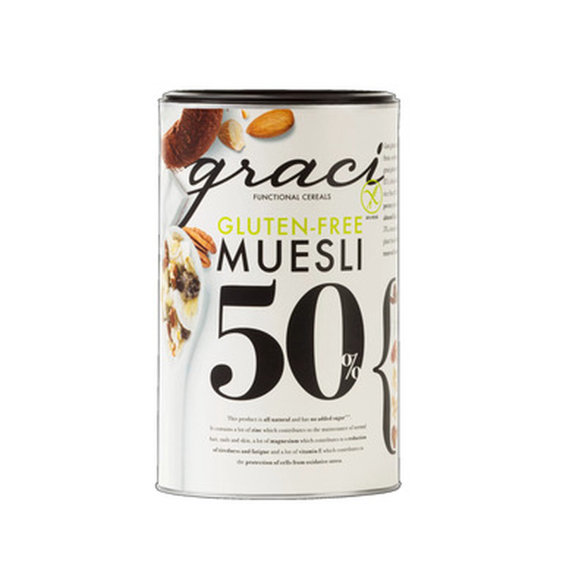 GRACI Müsli 50% puuvilj. seemnete ja pähkl. 400g glut. vaba