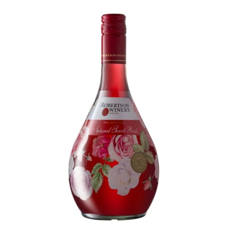 Geograafilise tähisega Vein Robertson Natural Sweet Rose 0,75l