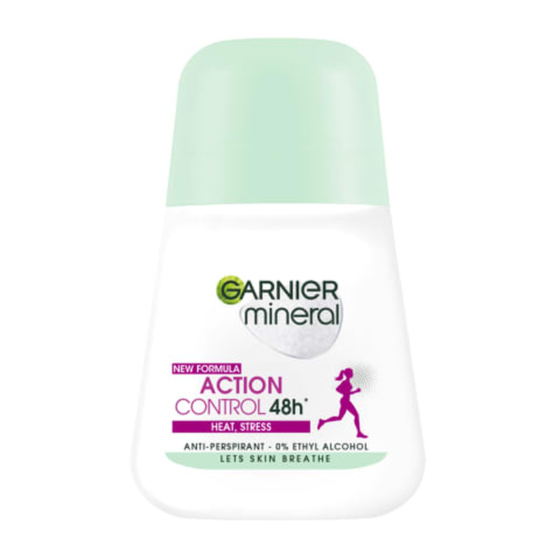 Rulldeodorant Mineral Action Control, GARNIER, 50 ml