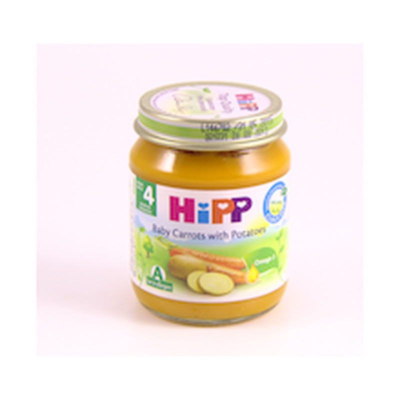 Hipp porgandi-kartulipüree 125g, alates 4-elukuust