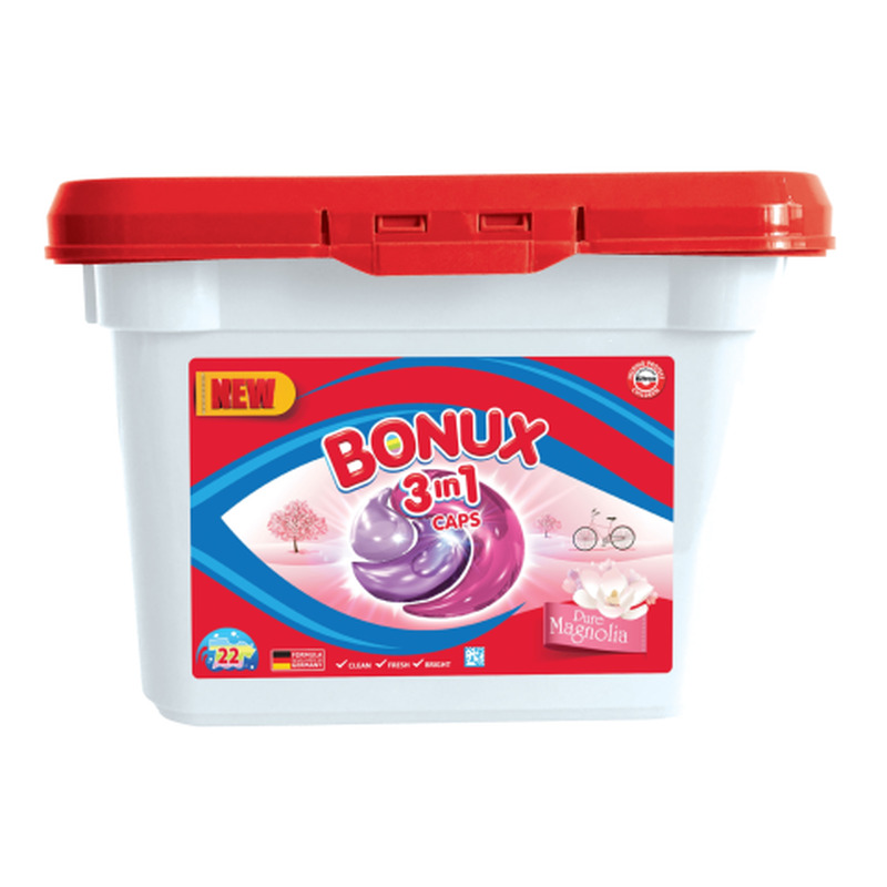 Pesukapslid Bonux Pure Magnolia 22pk