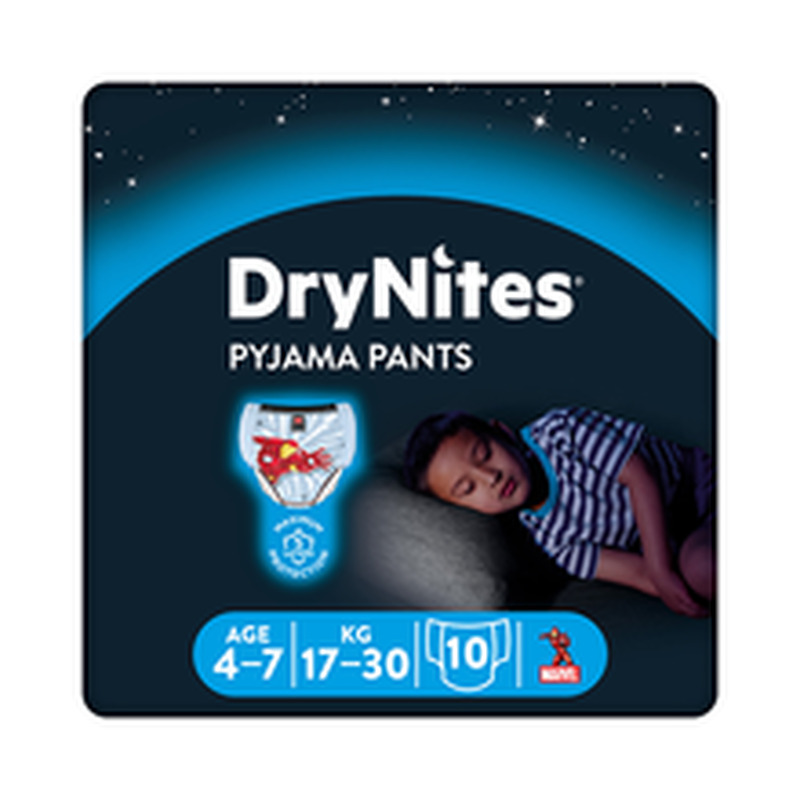 Püksmähkmed Dry Nites poistele, 4-7 aastat, HUGGIES, 17-30 kg/10 tk