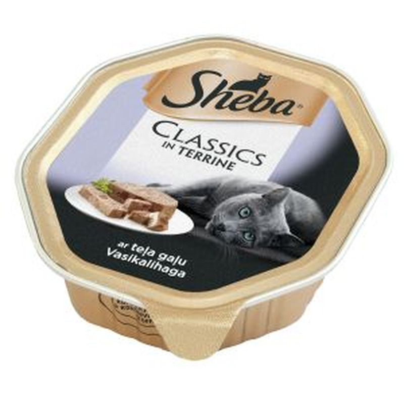 Pasteet vasikalihaga, SHEBA, 85 g