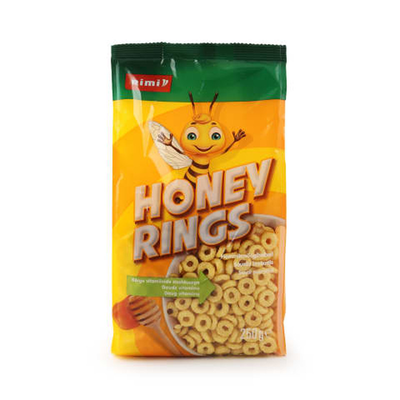 Teraviljarõngad meega Rimi Honey rings 250g