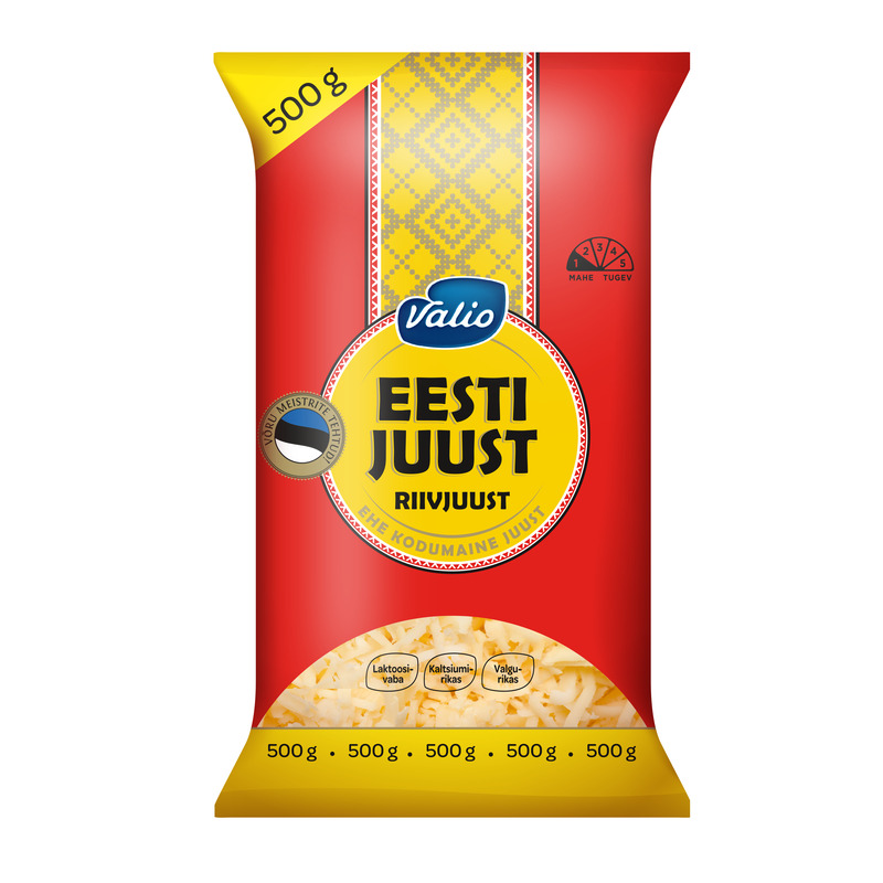 Eesti juust riivitud, VALIO, 500 g